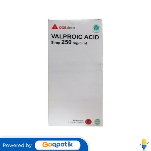 Valproic Acid Ogb Dexa Medica 250 Mg/5 Ml Syrup 100 Ml