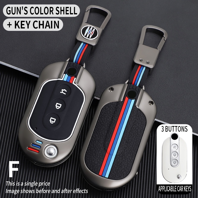 Case Kunci Mobil cover Gantungan Kunci Untuk Baojun 510 730 360 560 RS-5 530 630 Untuk Wuling Hongguang S Car-Styling Accessories Keychain