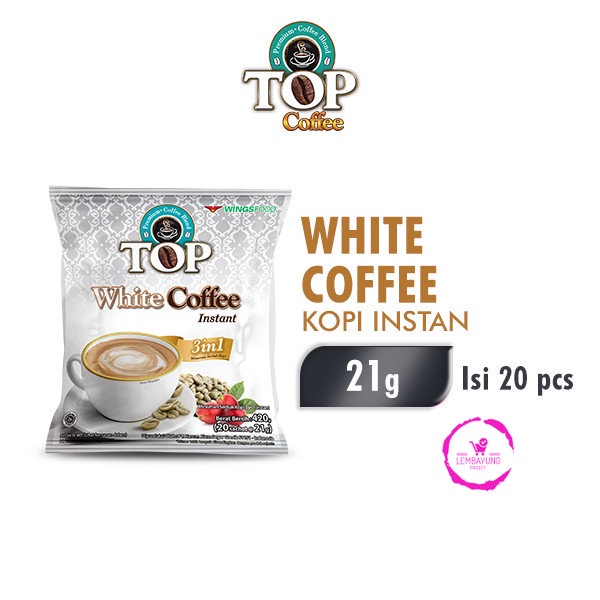 

Top White Coffee Kopi Instan 21 gr x 20 pcs