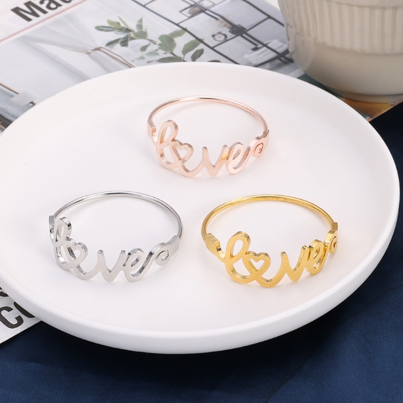 Kreatif Surat Cinta Paduan Seng Cincin Serbet/Restoran Barat Meja Makan Manners Layout Aksesoris