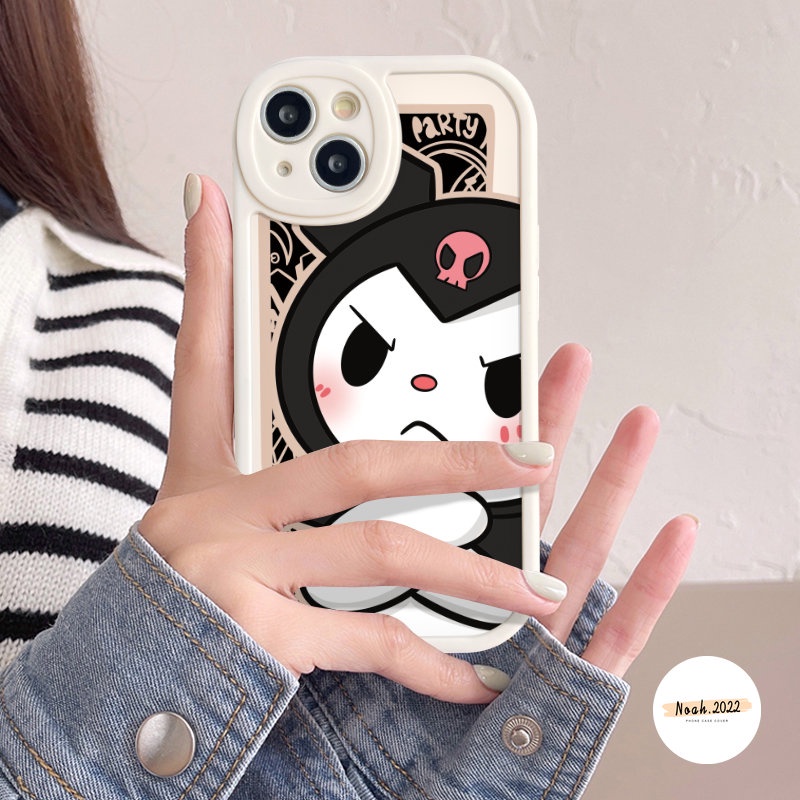 Case Kartun Lucu Oppo A17 A78 A95 A58 A96 Reno 8T A3S A5s A9 A77s A15 A5 A54 A7 A74 A12 A92 A57 A17K A16 A76 A55 A16K Reno8 5 5F 7 7Z A53 A31 A16E Soft Tpu Kuromi Sarung Baku