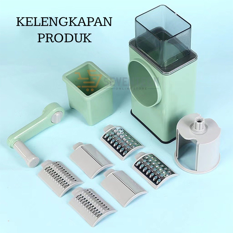 SEVENTEEN VEGETABLE CUTTER MULTIFUNGSI ALAT PARUTAN SET PEMOTONG PENGIRIS SAYUR SERBAGUNA ALAT IRIS GILINGAN SAYURAN KNIFE SLICER VEGETABLE