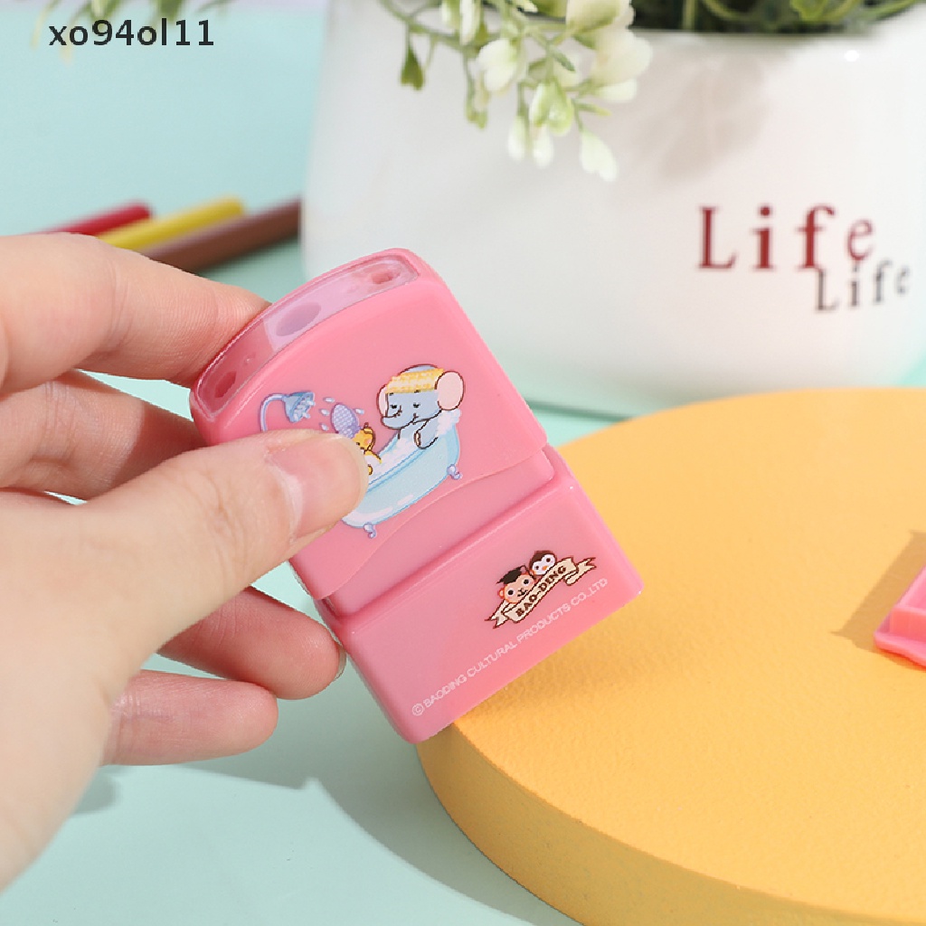 Xo Stempel Nama Bayi DIY Security Name Seal Baju Bab Ukir Pola Sendiri OL