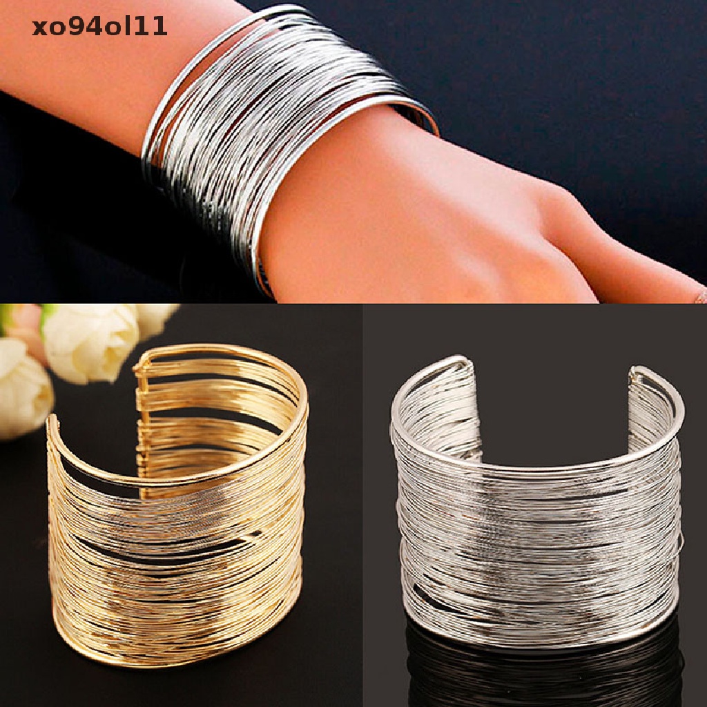 Xo Wanita Fashion Statement Gelang Bangles Dress Vintage Bertingkat Bangle OL