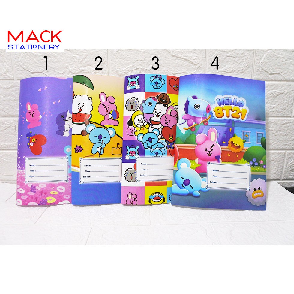 

New Big Sale (ISI 20 LEMBAR) Sampul Buku BT21 / Sampul BTS / Sampul Fancy karakter (UKURAN BUKU SIDU)