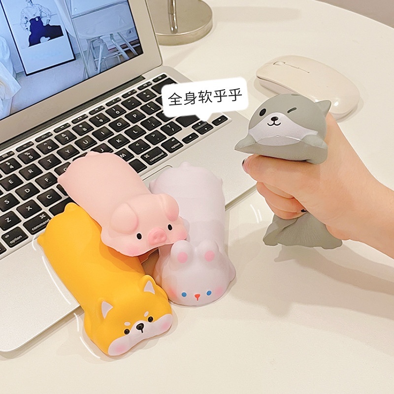 Lucu Istirahat Pergelangan Tangan Dukungan Untuk Mouse Komputer Laptop Arm Rest for Desk Ergonomis Kawaii Perlengkapan Kantor Slow Rising Squishy Mainan