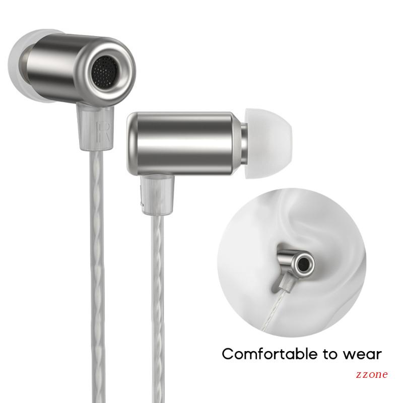 Zzz KZ Earphone Earbuds In-Ear Dynamic Headphones HIFI Sound Sport Headset Peredam Kebisingan New Arrival Stylish- Earpho