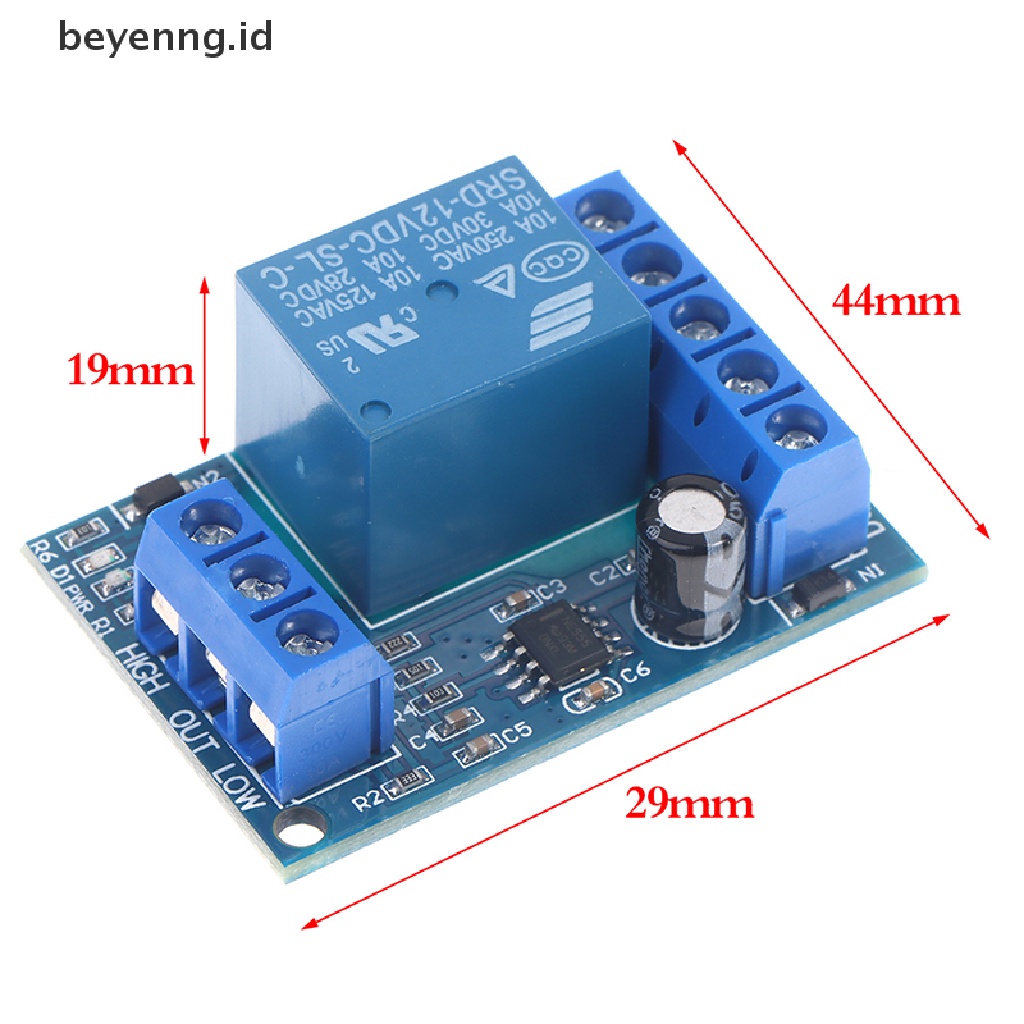 Pompa Beyen Tuang Air Automatic Controller Sensor Level Cairan Switch Relay Module ID