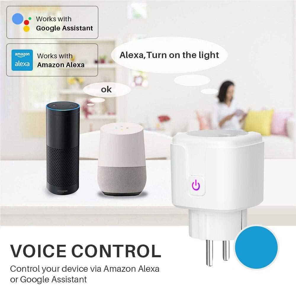 ONLIVING Steker Smart Plug WiFi EU Plug 10A - S21 ( Mughnii )