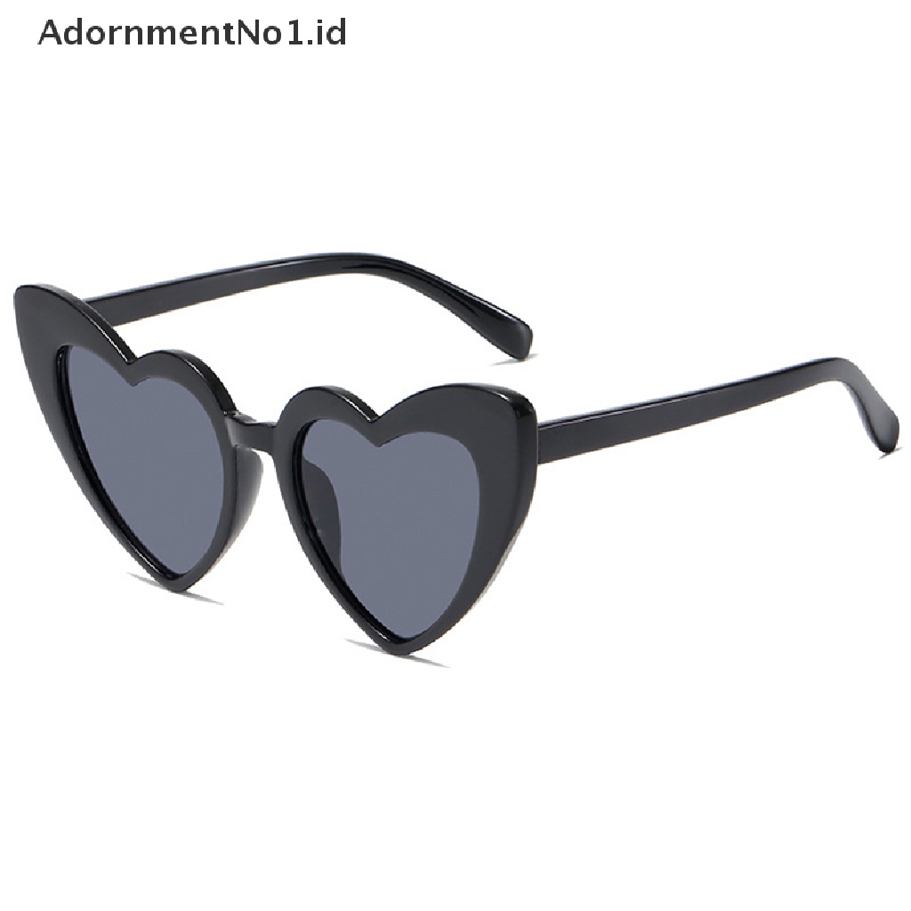 [AdornmentNo1] Heart Sunglasses Women Brand Designer Mata Kucing Kacamata Matahari Perempuan Retro [ID]