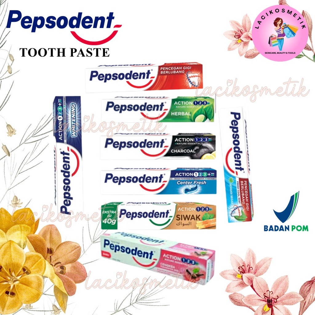 ✨LACIKOSME✨ PEPSODENT TOOTH PASTE - PASTA GIGI COMPLETE WHITENING ACTION ORIGINAL