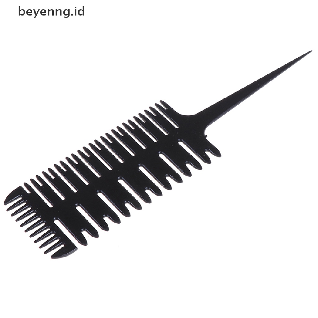 Beyen 1X Sisir Styling Rambut Bentuk Tulang Ekor Barber Salon Style Alat Pewarna Sisir Potong Rambut ID
