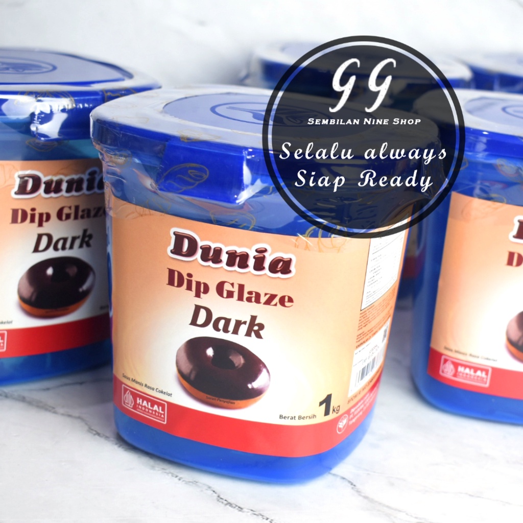 

DUNIA Dip GLAZE DARK Chocolate 1 KG Cokelat Coklat