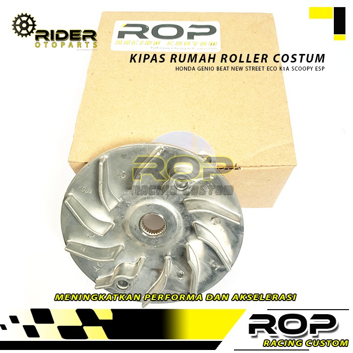 Upgrade CVT Racing Kipas Pully Beat New Led Genio KOJ Custom Bubut Derajat