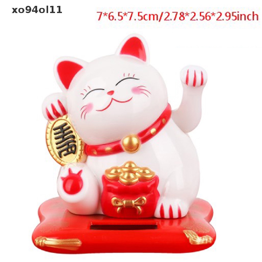 Xo Dekorasi Mobil Imlek Jepang Solar Lucky Cat Kue Baking Ornamen Tahun Baru OL