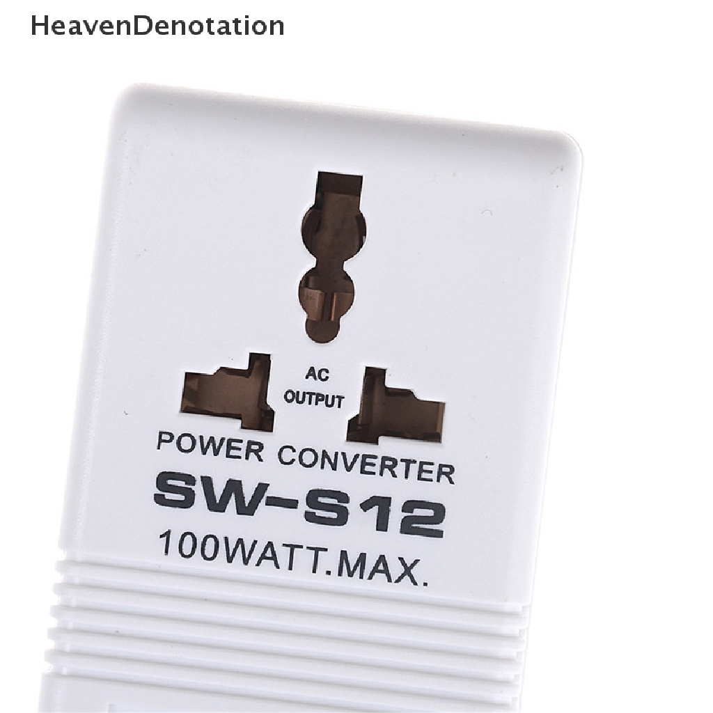 [HeavenDenotation] 110v Ke 220v Step Up/down Voltage Converter 100w Watt Trafo Travel Socket HDV