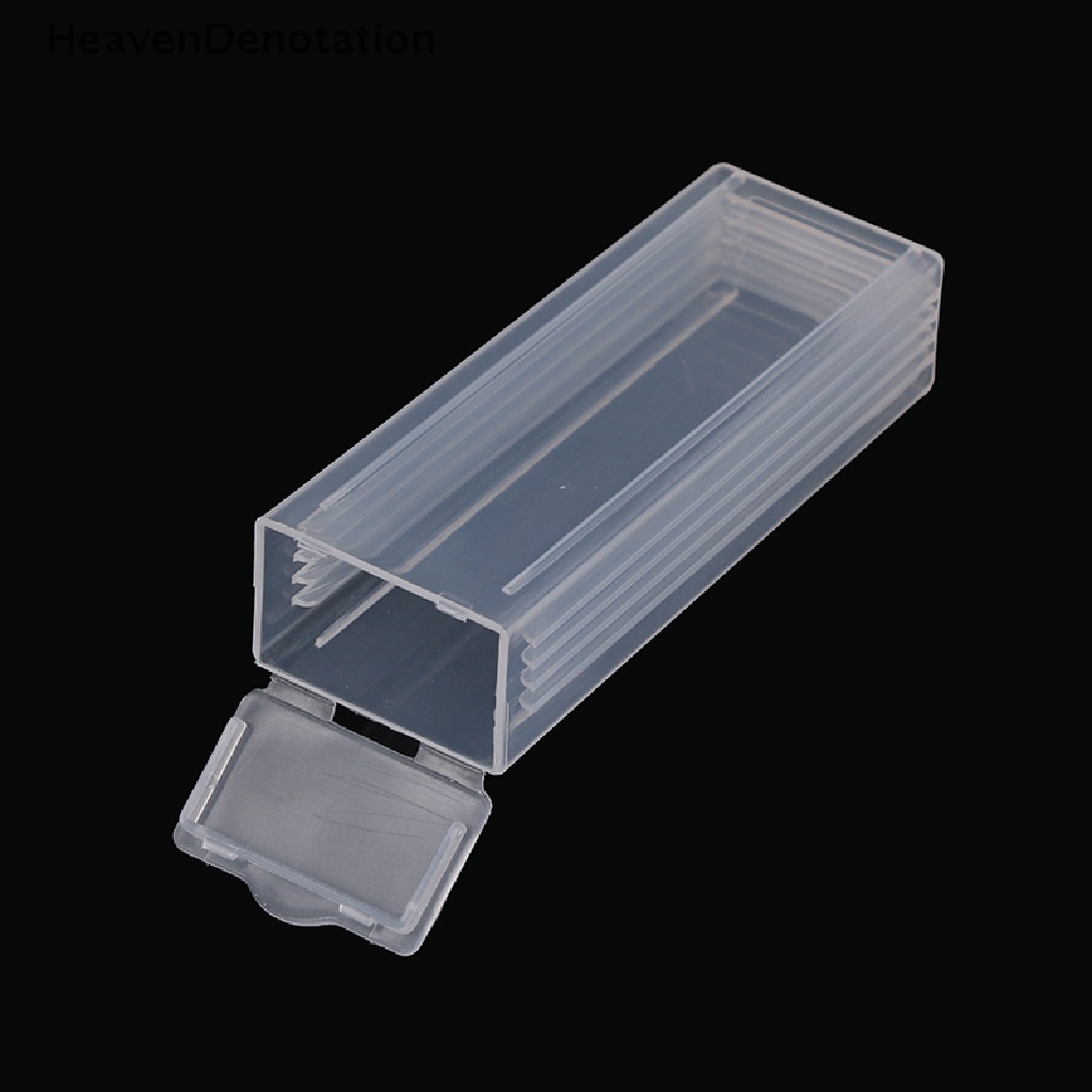 [HeavenDenotation] Kotak Penyimpanan Holder Slide Mikroskop Plastik Microslide PP Tahan 5kotak Dispenser HDV