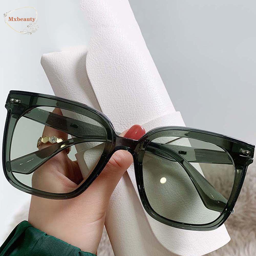 Mxbeauty Kacamata Bingkai Besar Keren Retro Oversized Street Shot Man Ladies UV400 Protection