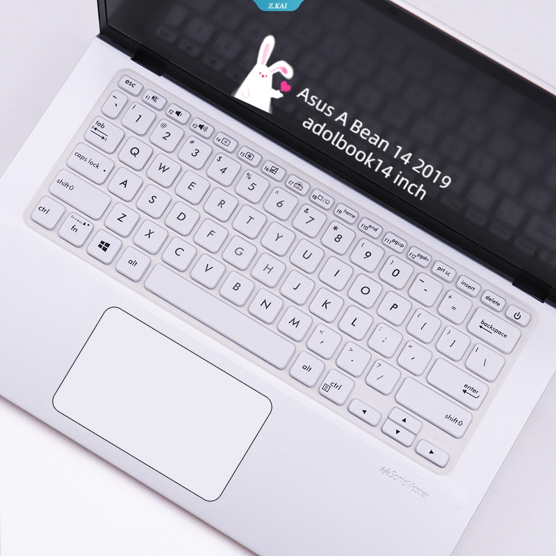 Baru Sarung Pelindung Keyboard Komputer Tahan Air Silicone Case Untuk Asus A Bean14 2019 Adolbook14 Inch Full Coverage Keyboard Film [ZK]