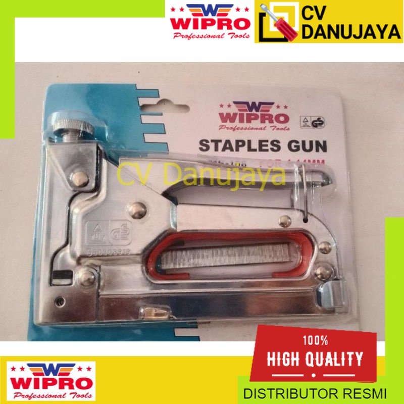 

WIPRO STAPLES GUN WP-106 (BONUS 1 REFILL ISI STAPLES) / KLIP TEMBAK WIPROStaples/Stapler WIPRO WP-110 Gun Staple 3 in 1 - Staples Tembak 3in1 WP110 Wipro.