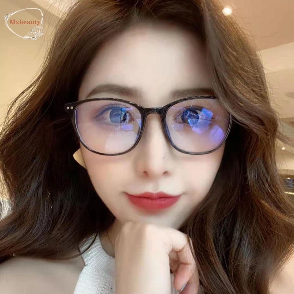 Mxbeauty Kacamata Bingkai Persegi Korean Transparan Fashion Vintage Square Eyewear