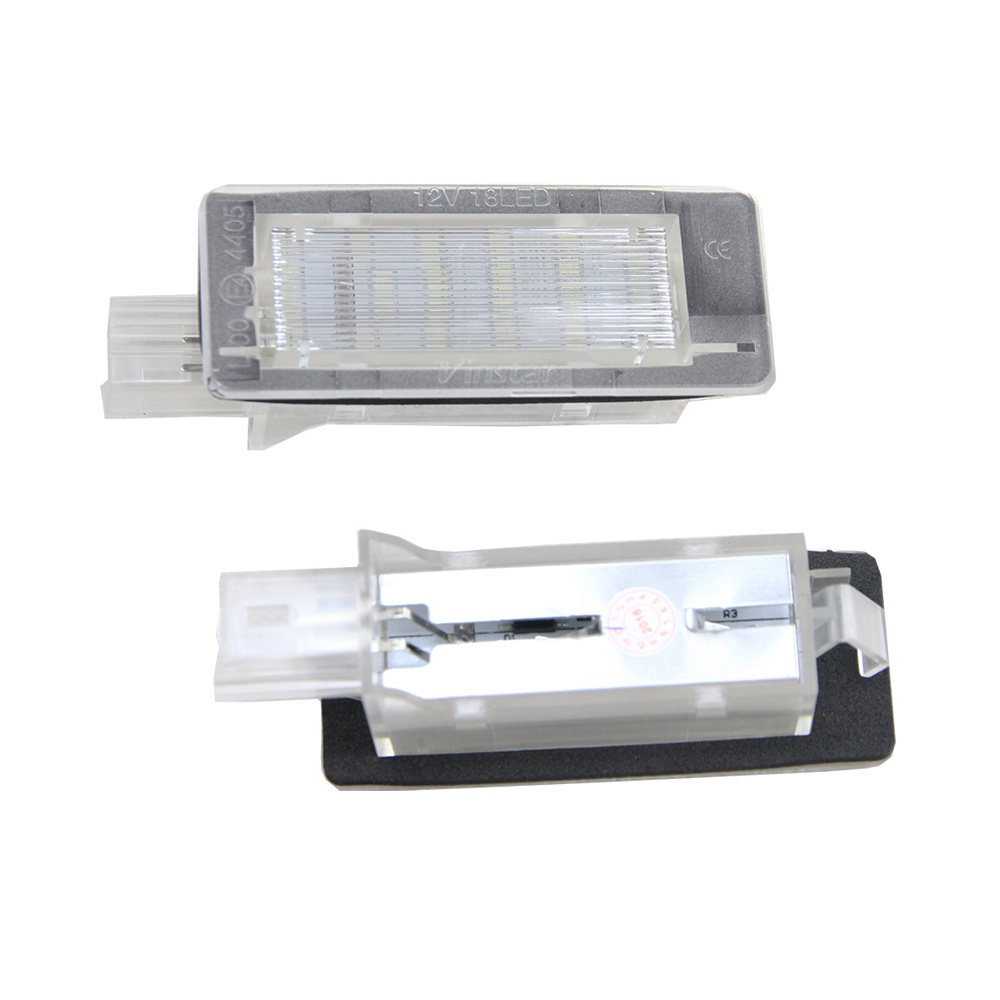 2pcs Lampu Plat Nomor LED Untuk Renault Captur Espace Fluence Grand Scenic Laguna Lintang Untuk Dacia Duster Lodgy Logan