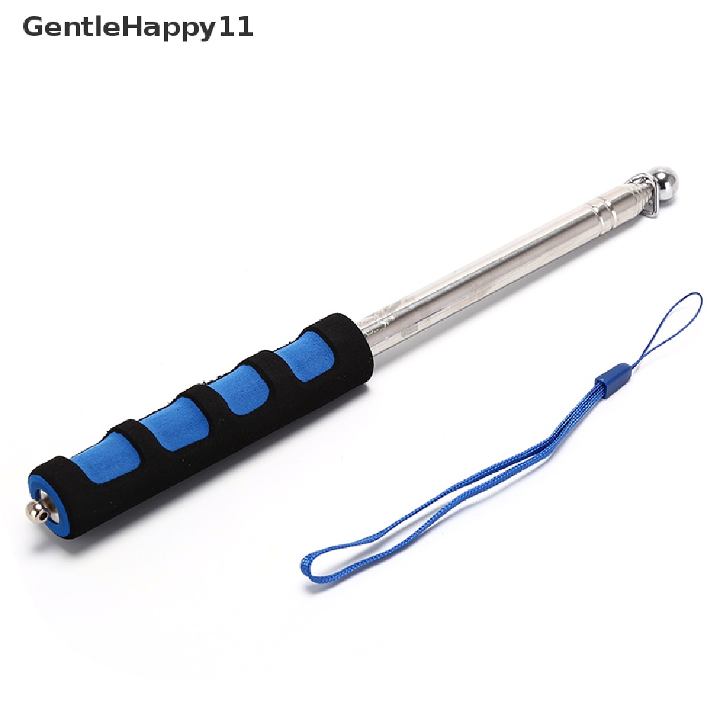 Gentlehappy 1.2M Flag Pole Portable Telescopic Flag Handheld Pole Alat Untuk Bendera Kaos Kaki Angin id