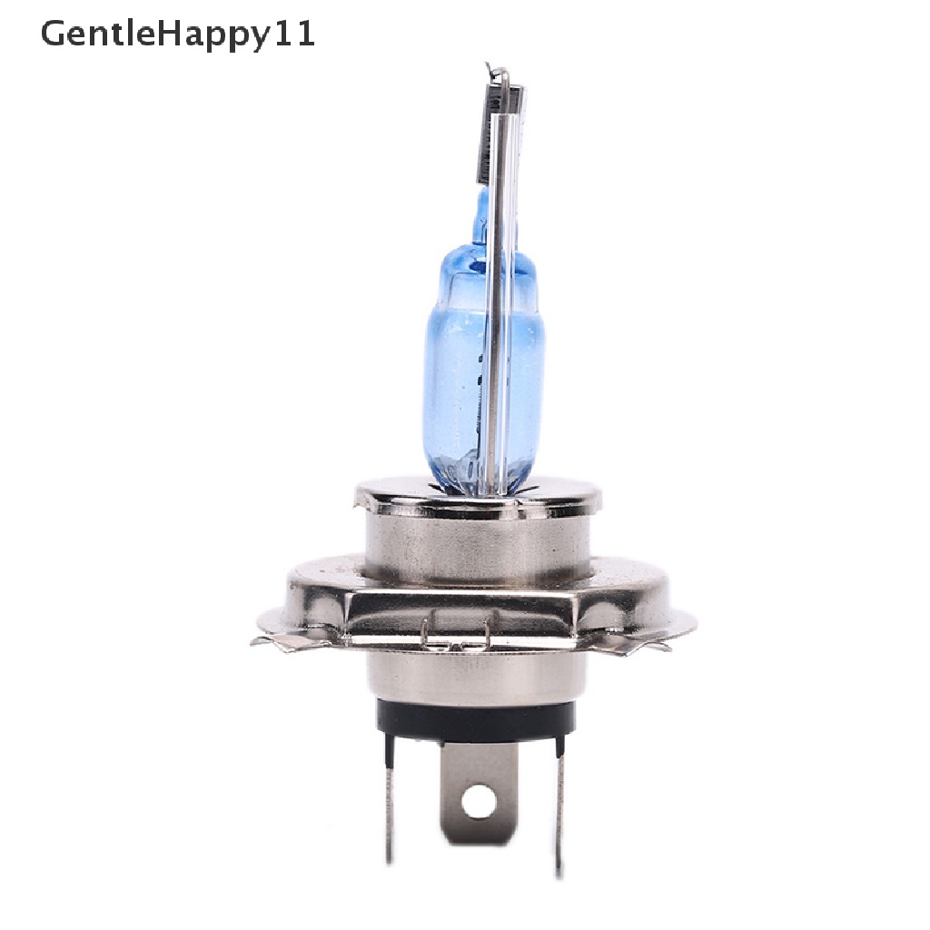 Gentlehappy Mobil 12V H4 3cakar 35W 6000K Xenon HID White Headlight Haen Light Bulb Lampu id