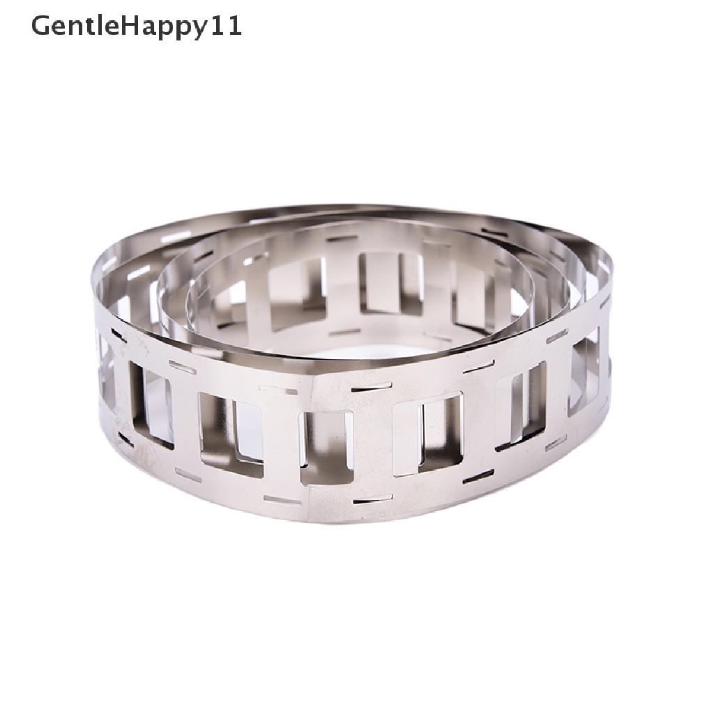 Gentlehappy 1m 0.15 * 27MM Ni Plat Nikel strip tape Untuk 18650-an id Las Li-Ion Bintik