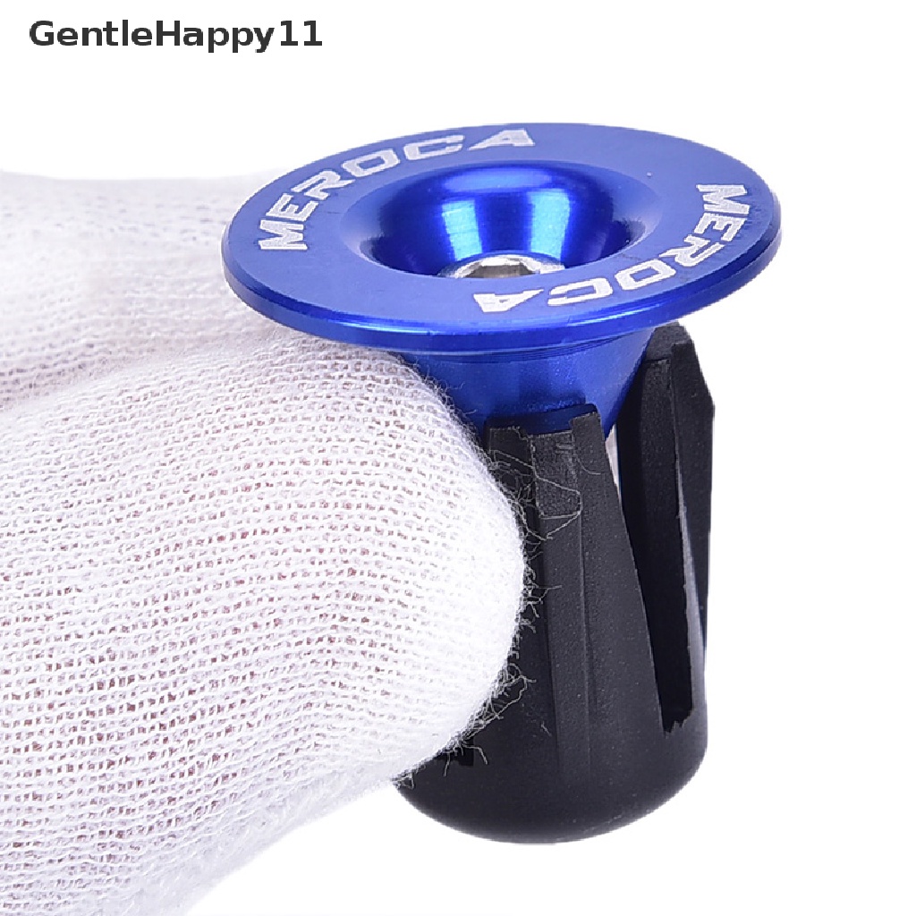 Gentlehappy 2Pcs Bike Bar End Plug Aluminium Sepeda Jalan Grip Anti-slip Firm Stang Caps  Id