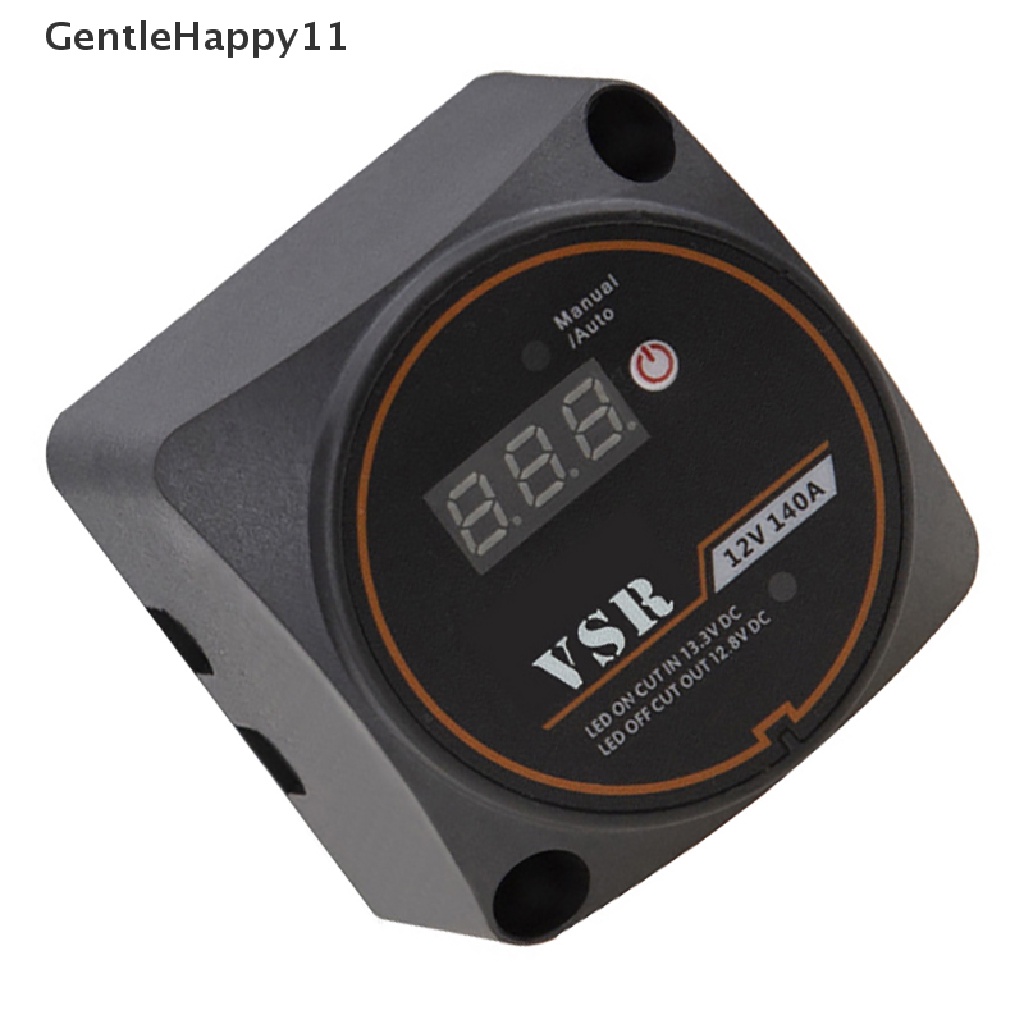 Gentlehappy Digital Display Voltage Sensitive Split Charge Relay VSR 12V 140A Untuk Kemping Mobil RV Yacht Steamer Smart Dual Isolator id