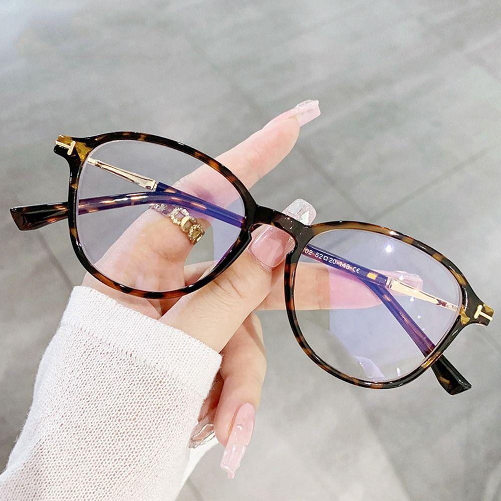 Populer Kacamata Wanita TR90 Clear Optical Stripes Frame