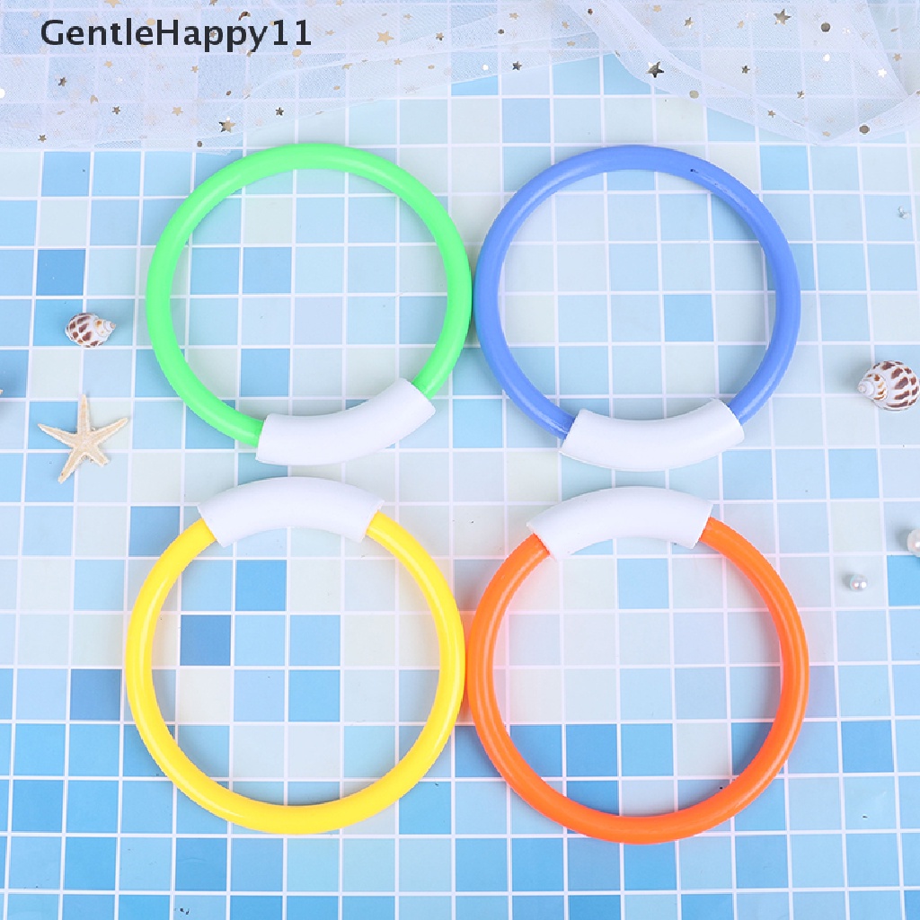 Gentlehappy 19 Pcs Kolam Renang Lempar Menyelam Mainan Cincin Bawah Air Diving Lingkaran Set id