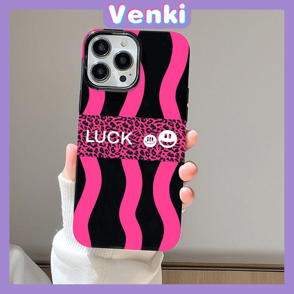 Case for iPhone 11 Soft TPU Glossy Black Candy Case Pink Wavy Line Camera Protection Shockproof For iPhone 14 13 12 11 Pro Max 7 8 Plus X XR