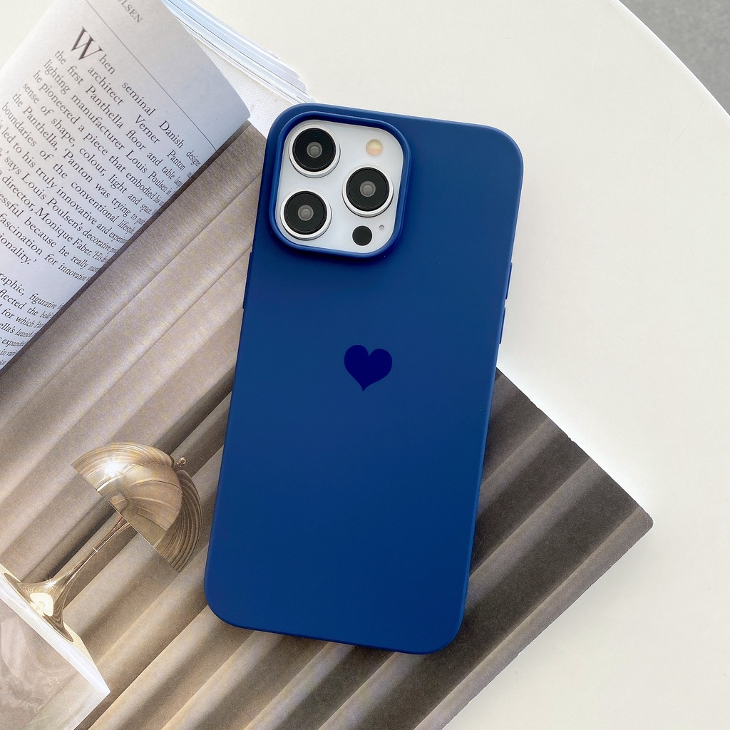 IPHONE Silikon Kulit Feeloil Spray Love Kecil Segar Dan Lembut Casing Ponsel Cocok Untuk Iphone14 13 12 11 Pro MAX X XS MAX XR 7 8 Plus Case Cover