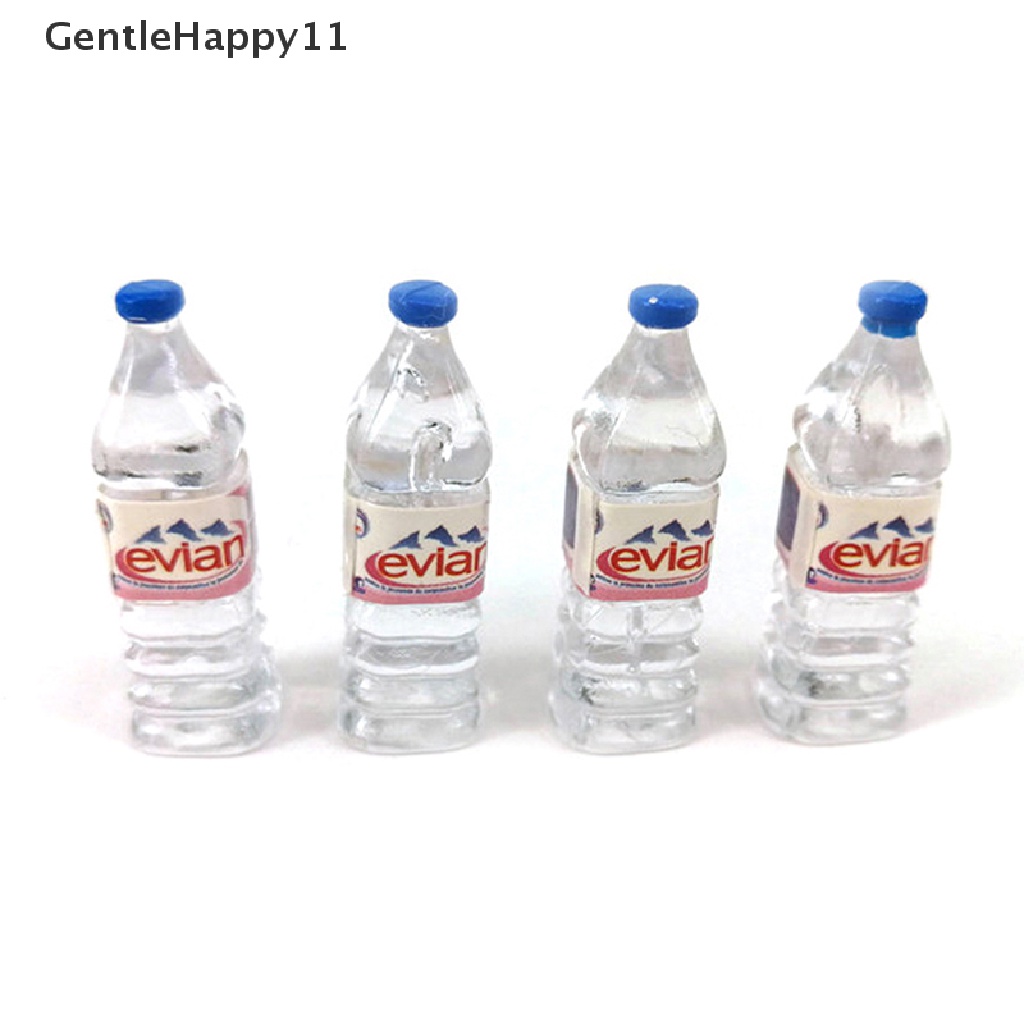 Gentlehappy1:12 4Pcs Botol Air Rumah Boneka Miniatur Mainan Boneka Aksesoris Dapur id