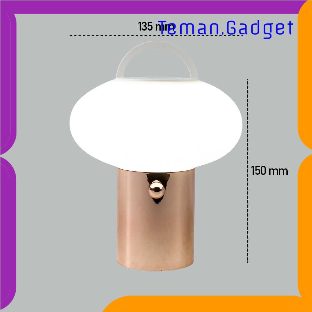 TG - LMP VKTECH Lampu Meja Hias LED Rechargeable Cool White - 371