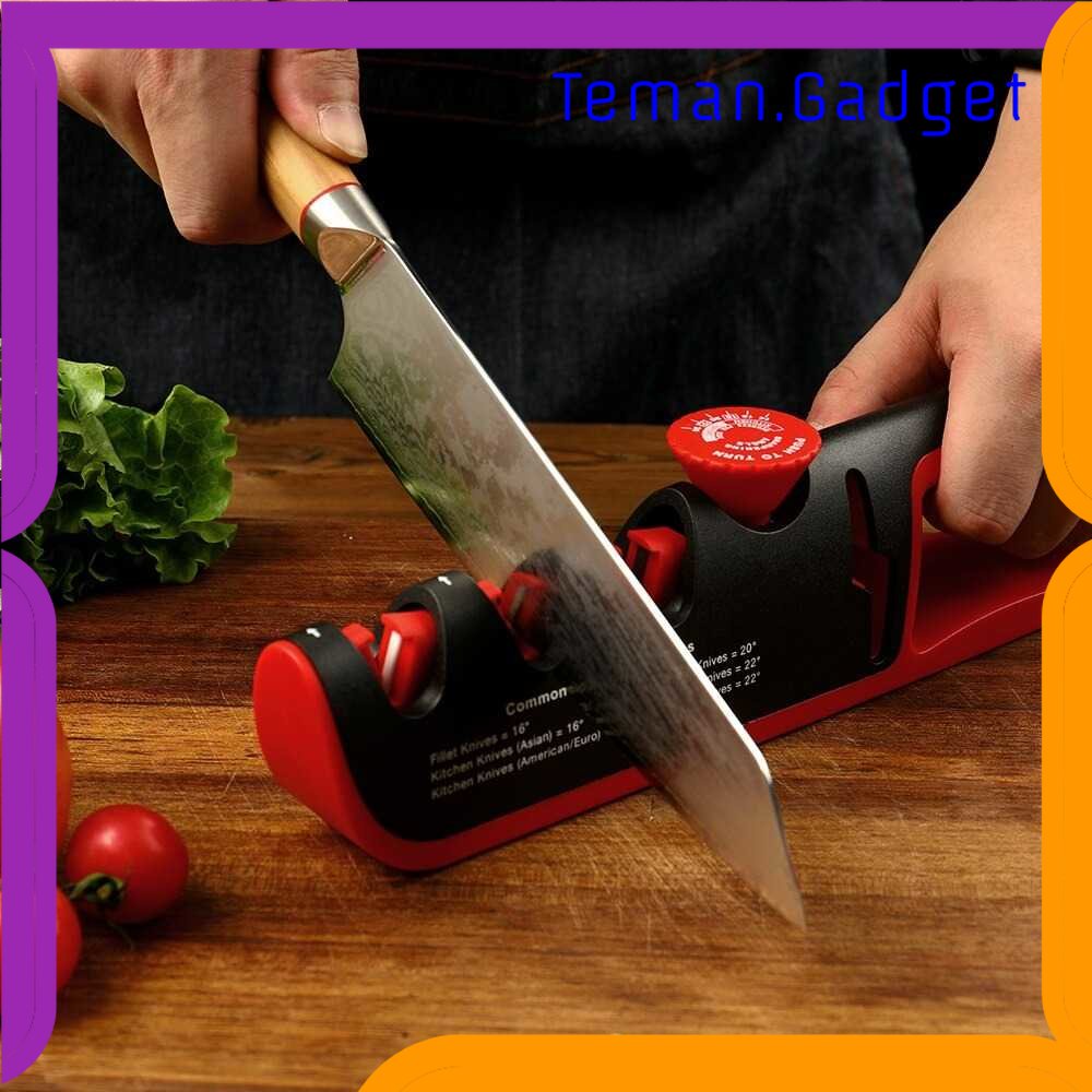 TG -  DPR WAK Pengasah Pisau Dapur 5 in 1 Gunting Knife Sharpener Profesional - WK2003C