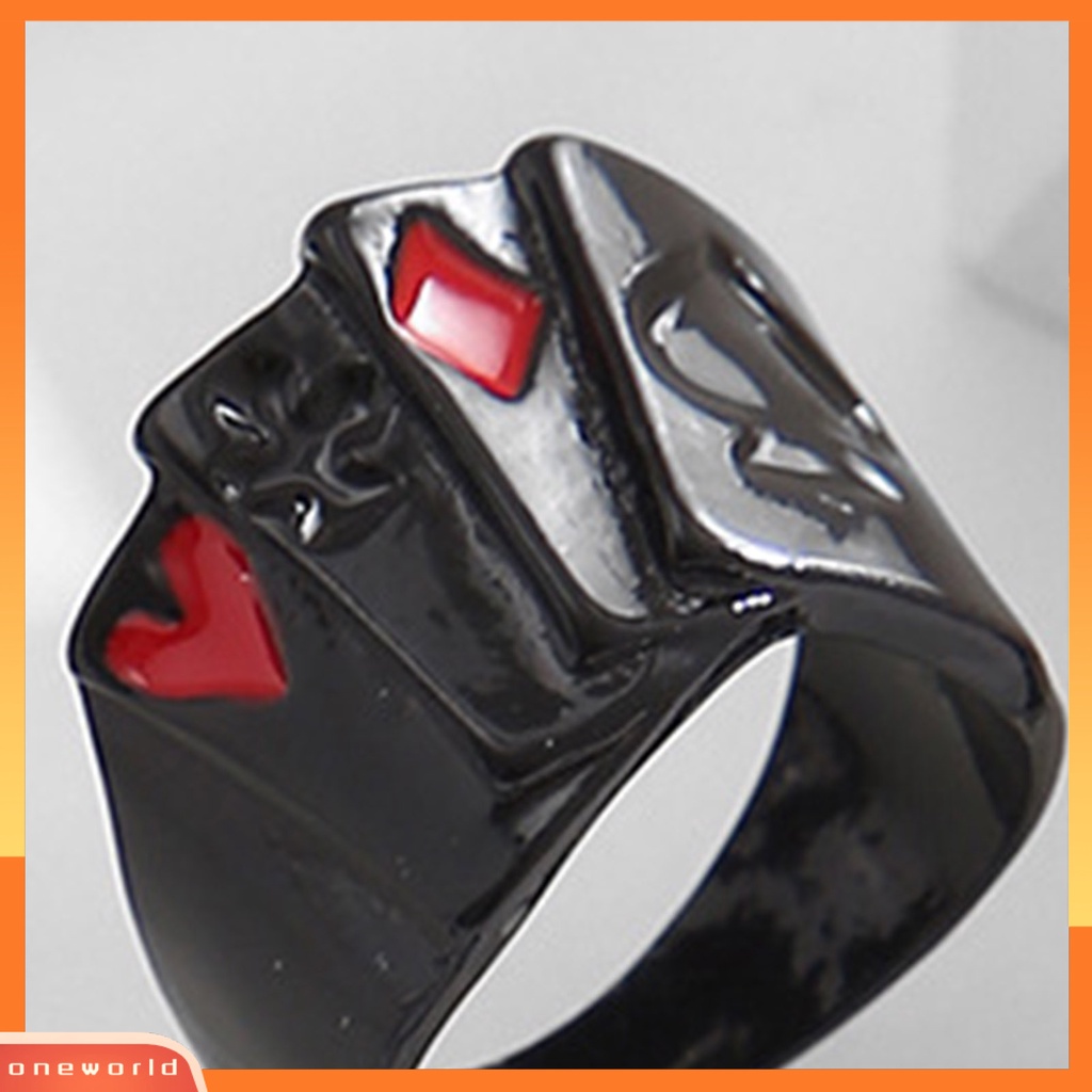 [EONE] 7pcs Pita Jari Gaya Barat Vintage Electroplating Geometris Hypoallergenic Berdandan Aksesori Perhiasan Berlebihan Cincin Gotik Berlapis Hitam Untuk Kehidupan Sehari-Hari