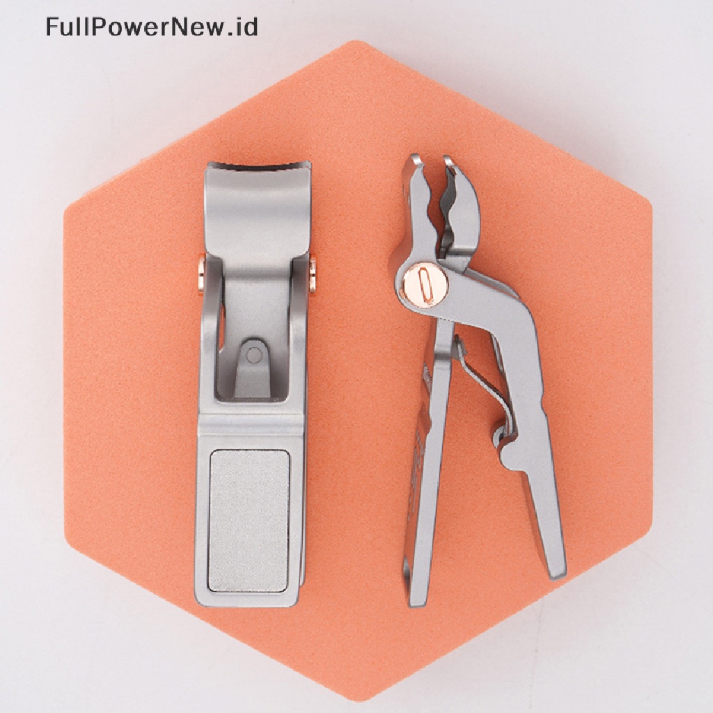 Power Gunting Kuku Rahang Lebar Berbentuk Buaya Bahan Stainless Steel Manicure Cutter ID