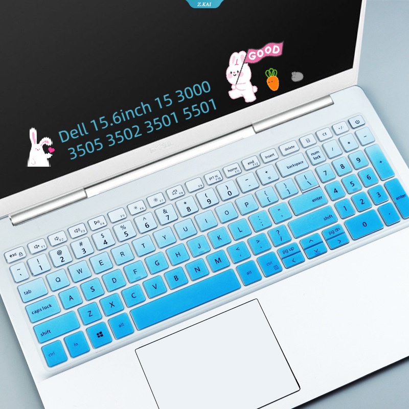 Pelindung Keyboard Laptop Bahan Silikon Anti Air Dan Debu Untuk Keyboard Dell 15.6inch 15.3000 3505 3502 3501 5501 [ZK]