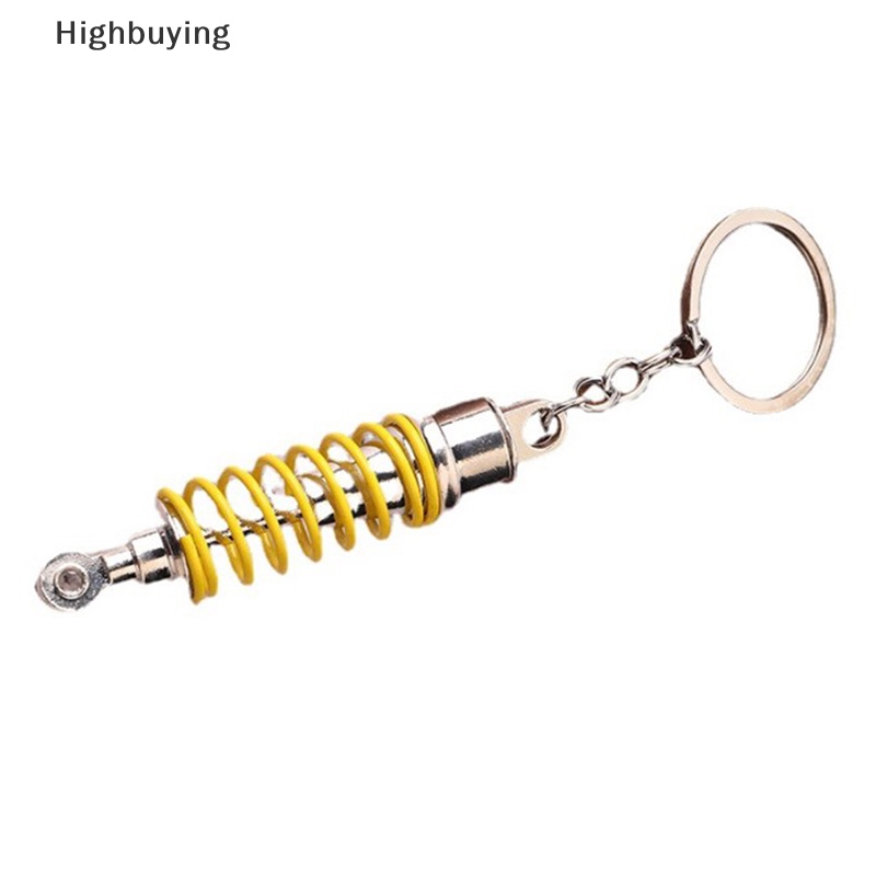 Hbid Kreatif Shock Absorber Gantungan Kunci Alloy Interior Mobil Suspensi Keyring Unisex Tas Ornamen Gesper Pinggang Aksesoris Craft Hadiah Glory