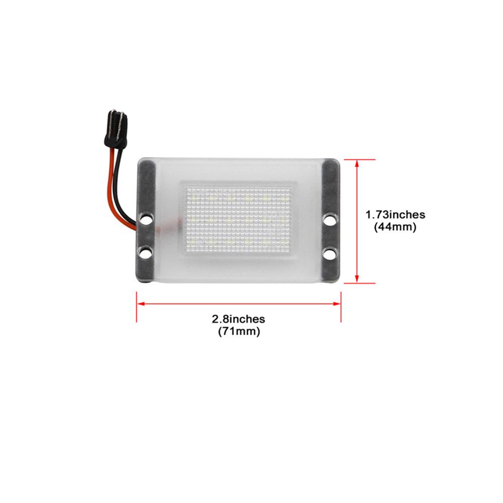 2pcs Kecerahan Tinggi Ekor Mobil Putih LED Plat Lampu Nomor Plat Lampu Untuk Volvo V70 XC 1997-2000 Volvo855 1993-1997