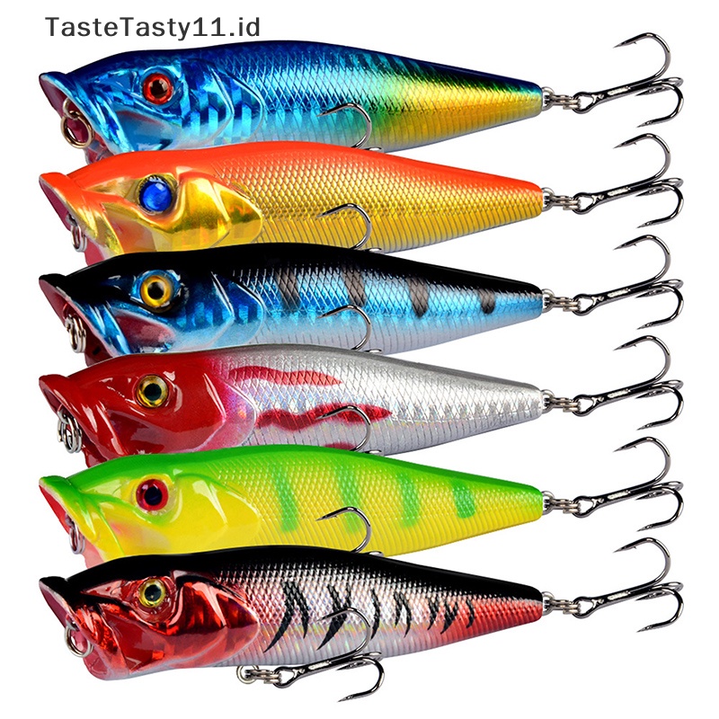 Tastetasty 1PC Big Popper fishing Lure Umpan Kait Wobblers Engkol Pancing Buatan.