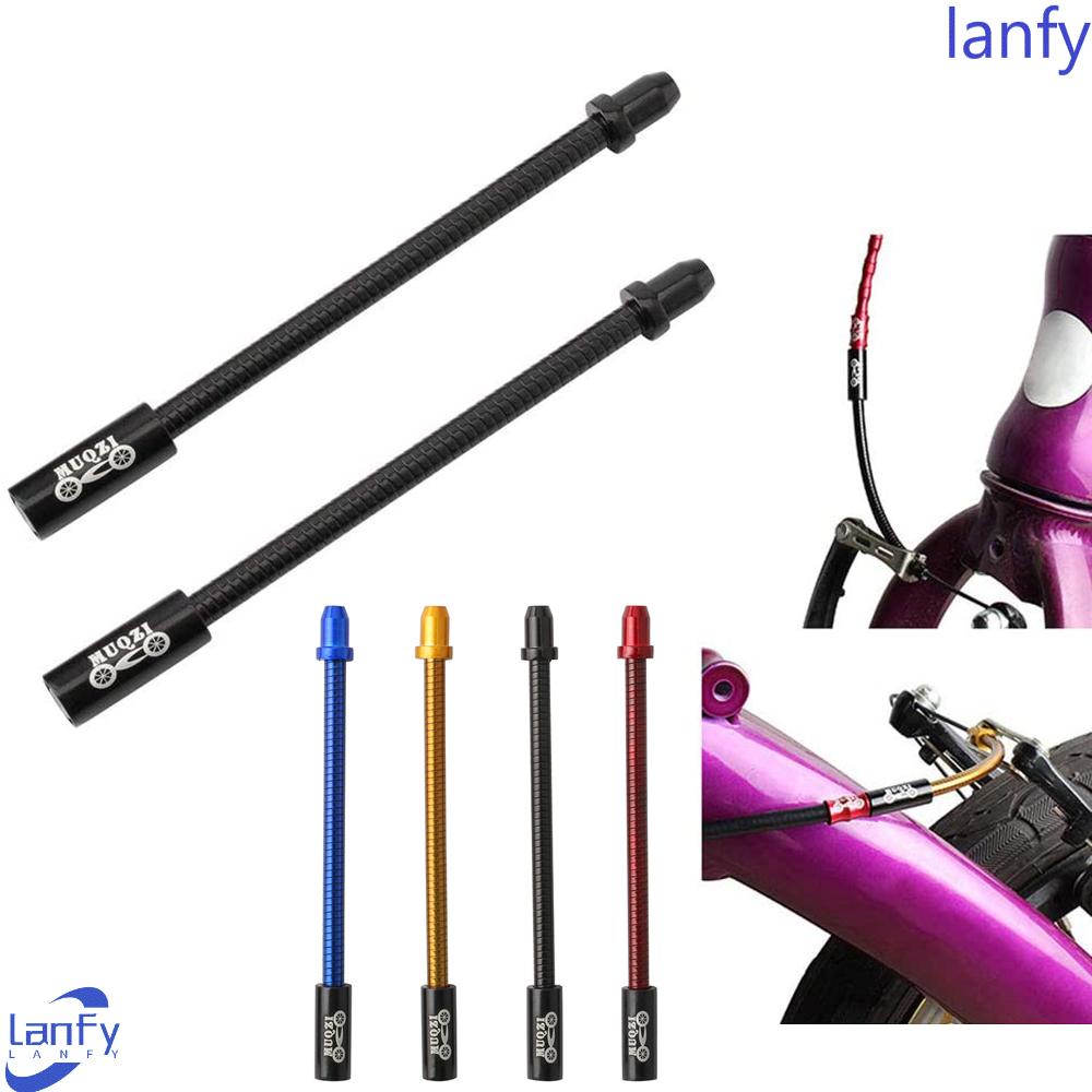 FLEXIBLE 2pcs Aksesoris Kabel Rem Sepeda Gunung Mtb Model Lipat Fleksibel Warna Hitam/Merah/Biru