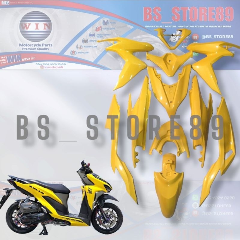 FULL BODY HALUS VARIO 150 ESP K59J LED NEW 2018 2019 2020 2021 HIJAU METALIK ORANGE KUNING | COVER B