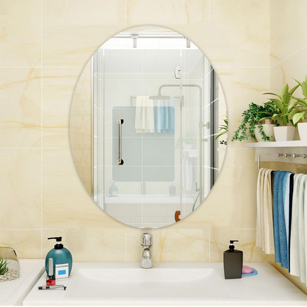 DODORY HL0529 Stiker Cermin Bahan Kaca Acrylic Stiker Wallpaper Dinding