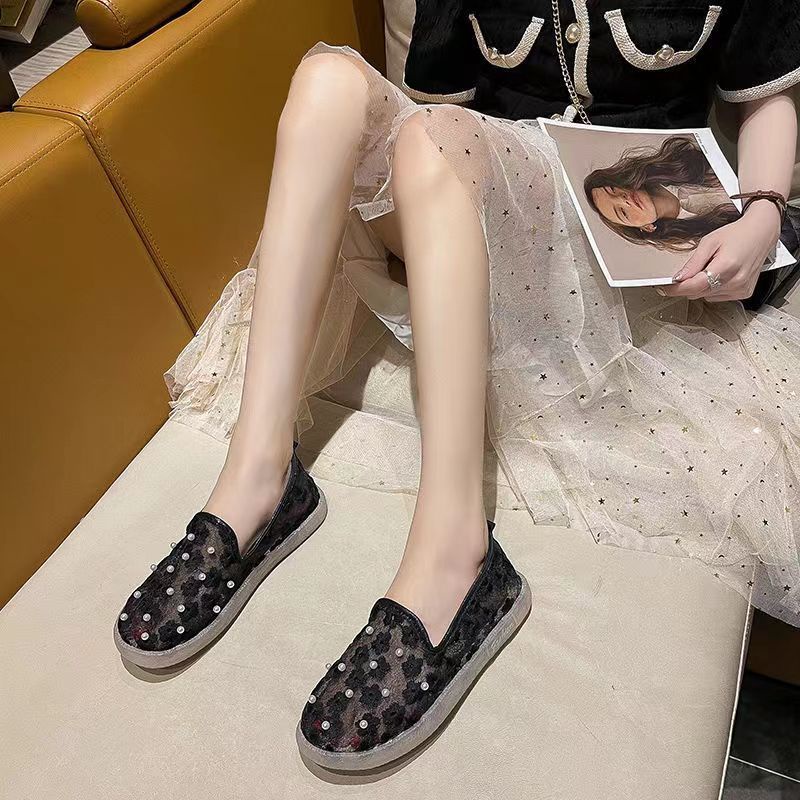 [LC] 1517 Sepatu Wanita Sneakers F69 Brokat mutiara ringan ELEGAN CANTIK Pesta Kerja Keren Trend Casual Kualitas Bagus Impor