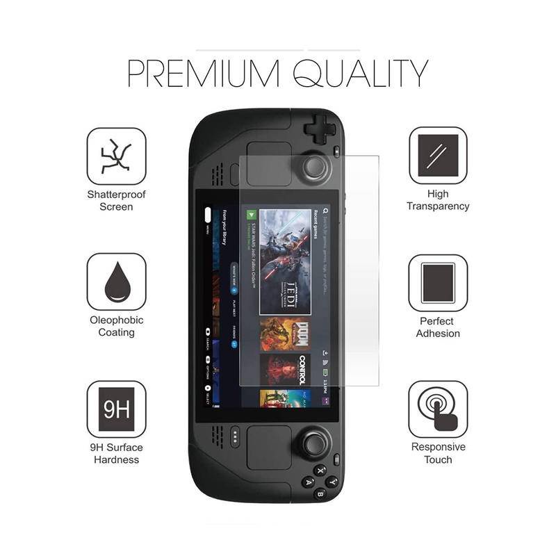 Untuk Steam Deck Premium HD Screen Protecto Film Anti Gores 9H Tempered Glass Matte Film