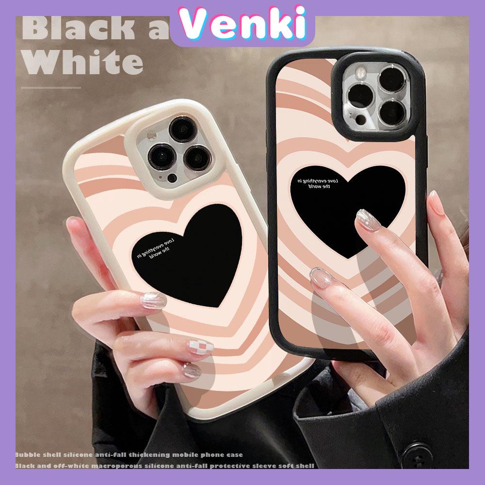 VENKI - For iPhone 11 Case Large Hole Frosted Blister TPU Soft Case Shockproof Protective Camera Heart Compatible with iPhone 14 13 Pro max 12 Pro Max 11 xr xs max 7Plus 8Plus